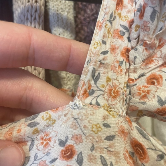 Oak Meadow Floral Tea Dress Small Mid Length - Picture 5 of 8